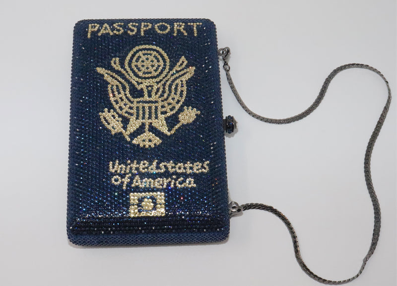 Passport Swarovski Crystal Mini Bag *Pre-order*