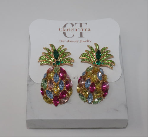 Piña Colada stud earrings