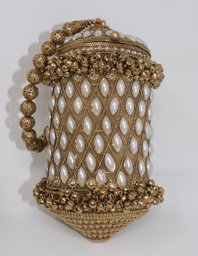 Goddess Mesh handbags | Antique Gold Edition