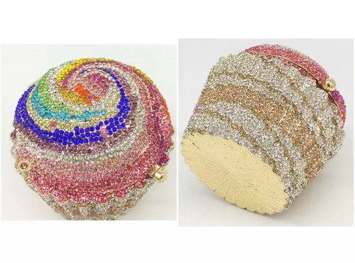 Cupcake Swarovski Crystal Mini Bag |