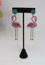 Flamingo away drop earrings
